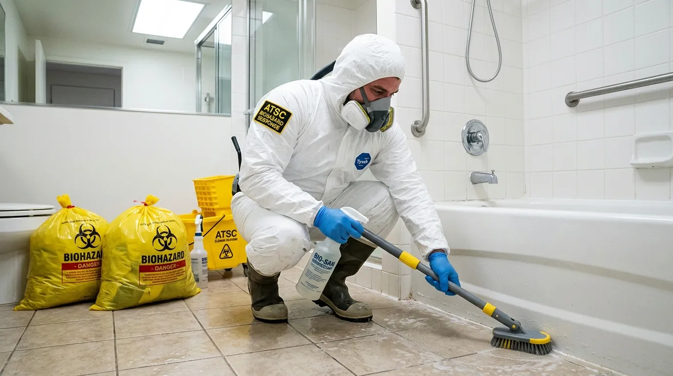 Decontamination equipment deployed for Blood Cleanup in Ellington